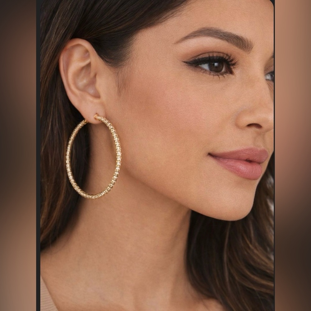 INC Gold Hoop Earrings